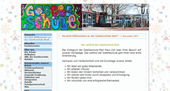 Desktop Screenshot of goetheschule-marl.de